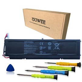 OUWEE RC30-0281 Laptop Battery Compatible with Razer Blade Stealth 13.3 Early 2018 2019 RZ09-0281 RZ09-02810 RZ09-02812 RZ09-0310 RZ09-03100 RZ09-03101 Series RC30-028102 3ICP6/59/84 11.55V 53.1Wh