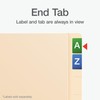 Pendaflex End Tab Fastener File Folder, Manila Folders with Two