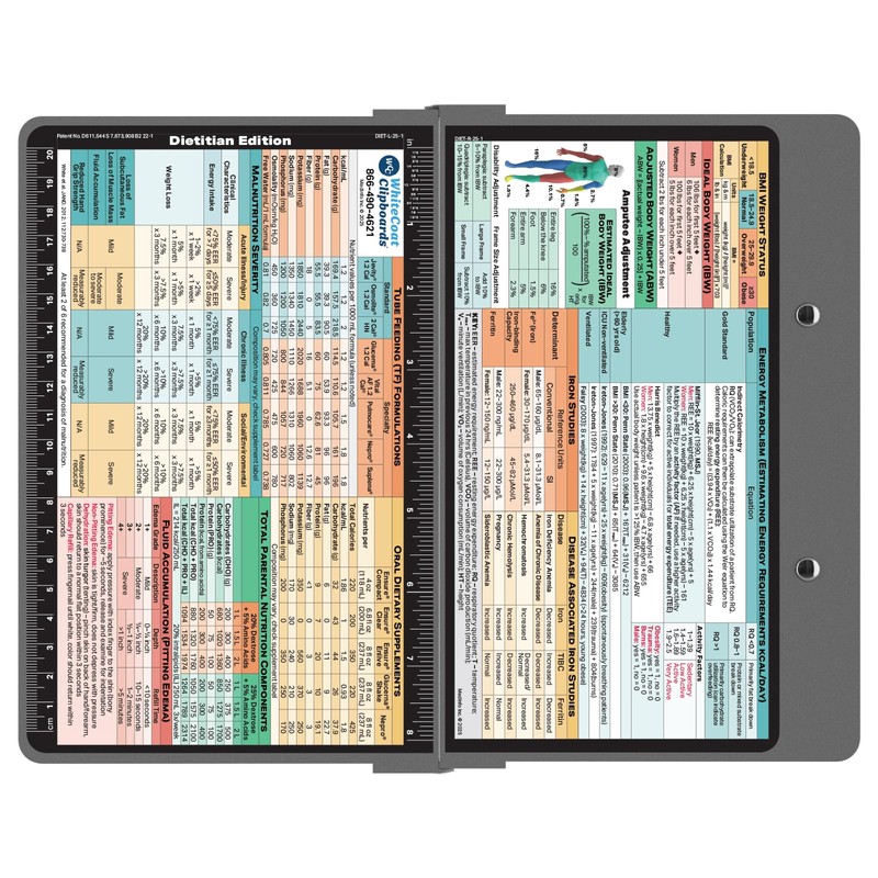 Whitecoat Clipboard® - Silver Dietitian Edition