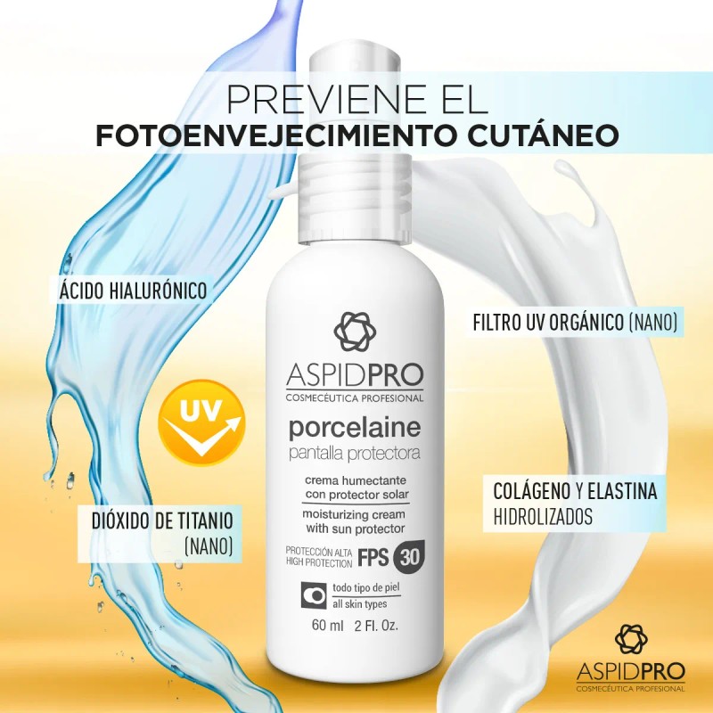 Aspidpro Crema Porcelaine Loto Protector Solar 60ml