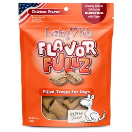 Loving Pets Flavorfullz Filled Treats for Dogs, Chicken 6 oz.