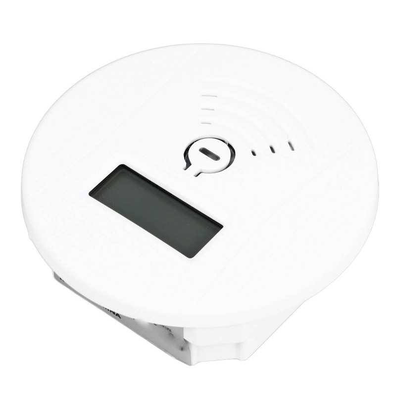 CO Detector Battery Operated Audible and Visual Mini CO Alarm