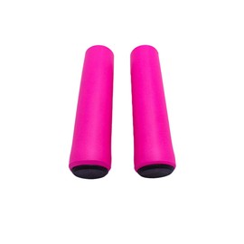 Vmingo Puños Bicicleta Confort Silicona Suaves MTB Ruta BMX Urbano Ergonomico (Rosa)