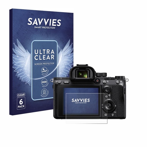 Savvies 6 Pack Screen Protector compatible with Sony Alpha 7