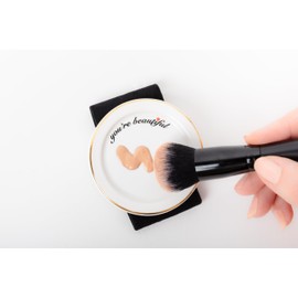 The Makeup Tool Store Blendii Makeup Palette Mixer Tray - Hands Free Porcelain Makeup Foundation Palette with Adjustable Hand Strap - Compact Makeup Mixing Palette - Makeup Artist Kit Essentials - 3"