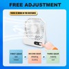 Jrisbo Desk Fan Battery Operated, Portable USB Rechargeable Personal Fan,