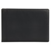 Juvale Check Binder - Black Faux Leather, 7-Ring, 14 x