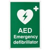 Seco AED Emergency Defibrillator Sign, 200mm x 300mm - 1mm