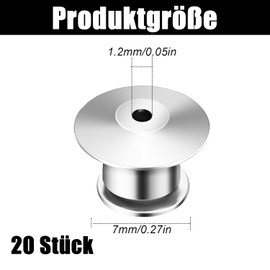 QZKJQDD 20 Stück Pin Sicherheitsverschluss, Metall Pin Verschluss Verschlussstifte Pin Basteln zur Befestigung Verschluss Lock Brosche Pins von Verschlüssen, Basteln, Haken, DIY, Kunsthandwerk