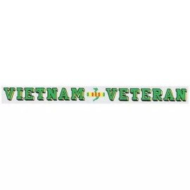 Vietnam Veteran Decal, Window Strip