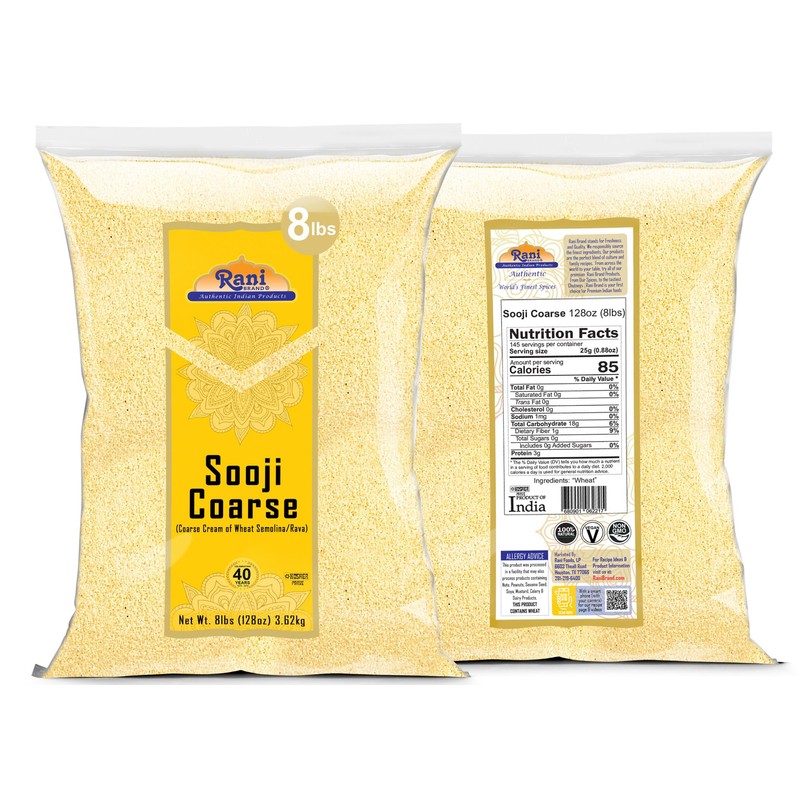 Rani Sooji Coarse (Farina, Suji, Rava, Rawa, Wheat Semolina) Flour