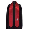 Vision Wear Hong Kong Flag Graduation Sash/Stole International Study Abroad