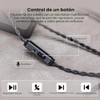 Linsoul Tripowin Grace - Cable desmontable chapado en plata de