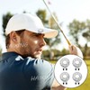 HAIKING Magnetic Golf Hat Clips, 4 Pcs 25mm Golf Ball