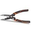 DISEN Linemans Pliers 7-in-1, 8" Electrical Pliers with Side Cutter and Wire Stripper, Multifunctional Combination Pliers with Stripping, Wire Cutting, Twisting, Crimping and Winding Functions