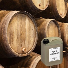 White Balsamic Vinegar of Modena, Bulk, Catering, Restaurant-Quality, Salad Dressing, Pasta Sauce, Glaze, Vinaigrettes, Reduction, 5-liter