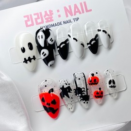 Halloween Edition Handmade Nail Tips - 5. Mix (Be sure to leave a comment in the request) / 할로윈 에디션 수제네일팁 - 5.믹스 (요청사항에 꼭 남겨주세요)