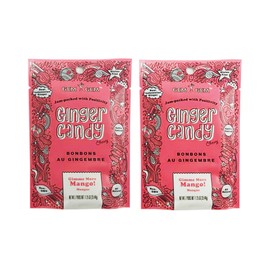 Gem Gem All Natural Chewy Ginger Candy 35.44g (Pack of 2) (Mango)