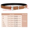 XZQTIVE Women's Leather Belt for Jeans Pants Dresses Fashion Ladies