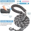 Pet Swift Nylon Dog Leash (Black, 2m) - Durable 1.2cm