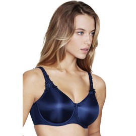 Dominique Mystique Women's Full Figure Comfort Fit Seamless Minimizer Bra #7000 (32A-46H) Medieval Blue
