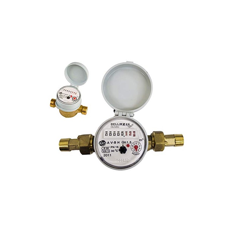 Single-Jet Cold Water Meter 1/2" BSP (15mm) with Pulse and