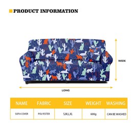 ZOUTAIRONG Stretch Couch Slip Covers for Sofa 3D Camo Branches Print Cushion Couch Arm Chair Slipcover Furniture Cover Single Cushion Sofa Slipcovers Home or Office Decor, Size XL
