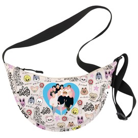 K-Pop Crossbody Bag Korea Group Member Gifts K-Pop Fans Gifts K-Pop Member Shoulder Bag, Blueheart Uk 3