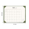 Simplified Desk Calendar 2025-2026 with Desktop Mat, Cabbrix Large Desk