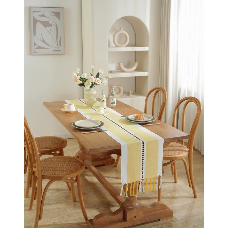 Aomiro Table Runner, Nordic, Stylish, Table Center Cloth, Table Center,