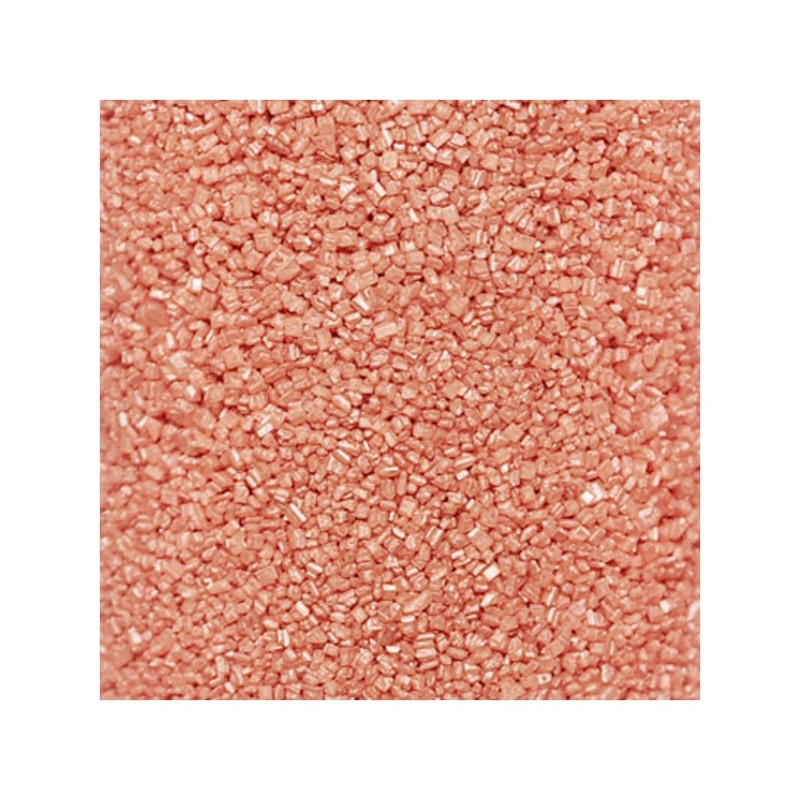 Hobbyland Edible Sprinkles, Pearlized Sanding Sugar, 4 Oz (Rose Gold)
