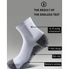 SITOISBE Quarter Compression Socks for Men Women, Cushioned Running Hiking