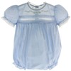 feltman Hermanos Infant Girls Azul Burbuja Outfit Encaje, Azul