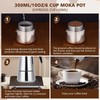 VONATES Stovetop Espresso Maker, 6 cup Moka Pot, Italian Coffee