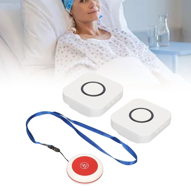 Wireless Caregiver Pager 2 for 1 Adjustable Volume Long Distance