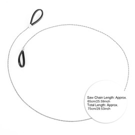 Outdoor Wire Saw Mini Stainless Steel Wire Saw Emergency Pocket Saw for Outdoors Survival Equipment Camping Gear