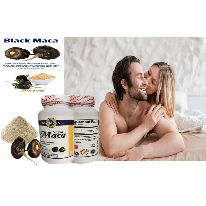 Black Maca Root Tablets For Big Booty Curvy 120Caps 60