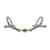Equine Smile ES0076 Snaffle Bit Double Broken with Coated Copper
