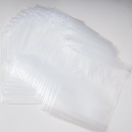 Asingeloo Clear Plastic Zip Storage Bags, 3"X 5" Transparent Small Plastic Reusable Baggies for Jewelry, Small Zip Bags for Jewelry, Beads, etc (200, 3" x 5")