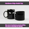 Hyzone Creative Ninja Shaped Ceramic Coffee Cup, Water Cups With