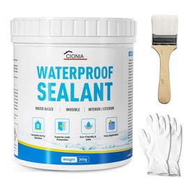 Invisible Liquid Waterproof Adhesive, Water-Based Transparent Waterproof Agent, Anti-Leakage Waterproof Sealant, Indoor & Outdoor Waterproof Coating (10.5oz)