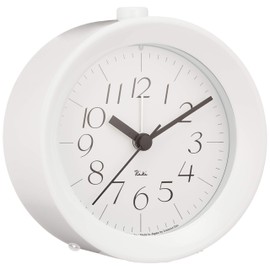 レムノス アラーム時計 アナログ RIKI ALARM CLOCK 白 WR09-14 WH Lemnos