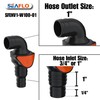 SEAFLO 90° Angled (3/4"-1" in |1" Out) Quick Disconnect Non-Return