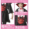 Party City Lovely Vampire Kids Cosplay, 47.2 inches (120cm), Black