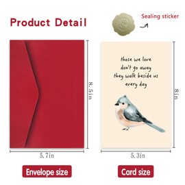 Detuca Thinking of you Card In sympathy cards in my thoughts sorry for your loss deepest sympathy bereavement condolence card