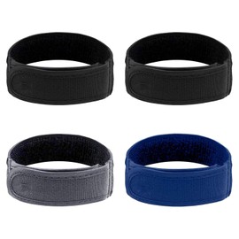 4 Pieces Lazy Belt, Buckleless Casual Belt, Adjustable Elastic Belt, Solid Color Nylon Belt, Men'S Belt