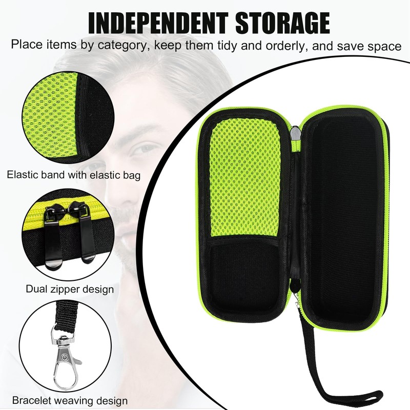 Hard Travel Case Bag for Philips OneBlade Organizer case Accessories