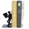 Wrought Iron Figure Book Stand Readers Book Stand Bookshelf Ornaments