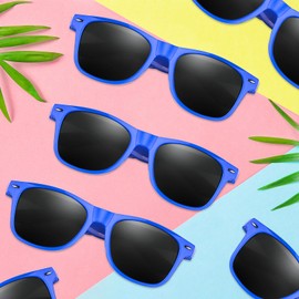 Morcheiong 12 Pack Kids Party Sunglasses in Bulk for Birthday Summer Party Goody Bag Fillers Favors(Dark Blue)