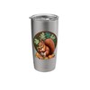 Beautiful Woodland Animal Oak Leaf Acorn Red Squirrel Lover Stainless